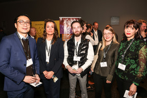 Chi-Hong TY, Sophie Dourlent, Tristan Muller (Datafab Luxembourg [Groupe Alteca]), Loréline Rodius and Chaffa Zaroui (Fidès Executive Partner). Photo: Marie Russillo/Maison Moderne