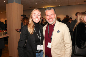 Laura Vandenhende (KPMG Luxembourg) and Geoffrey Dezoppy (Avaloq Luxembourg). Photo: Marie Russillo/Maison Moderne