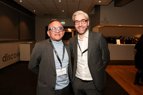 Francis Gasparotto (Katcho) and Pierre-Alexis Quirin (Maison Moderne). Photo: Marie Russillo/Maison Moderne