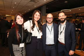 Manon Robert, Alice Camblat, Pierre Gromada and Jérémy Demeure (Hays). Photo: Marie Russillo/Maison Moderne