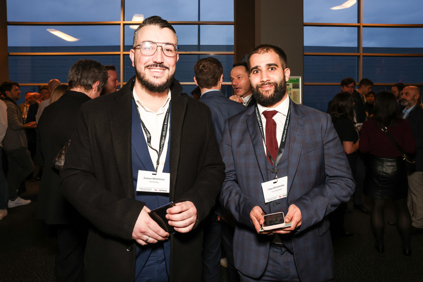 Zacharie Benzioua (TriFinance) and Yohan Bouamara (MTM Partners). Photo: Marie Russillo/Maison Moderne