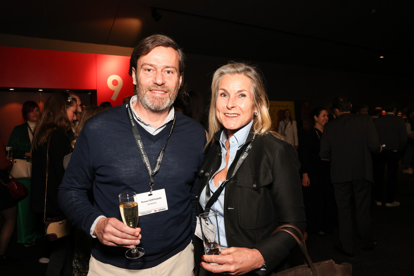 Romain Hoffmann and Simône Van Schouwenburg (Spuerkeess). Photo: Marie Russillo/Maison Moderne