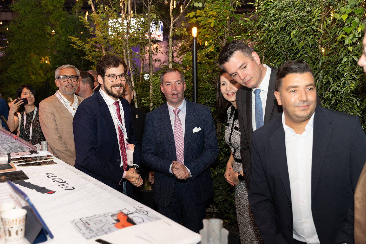 Crown Prince Guillaume opened the Nexus2050 trade fair on Wednesday 26 June. Photo: Eva Krins, Marie Russillo/Maison Moderne and Romain Gamba