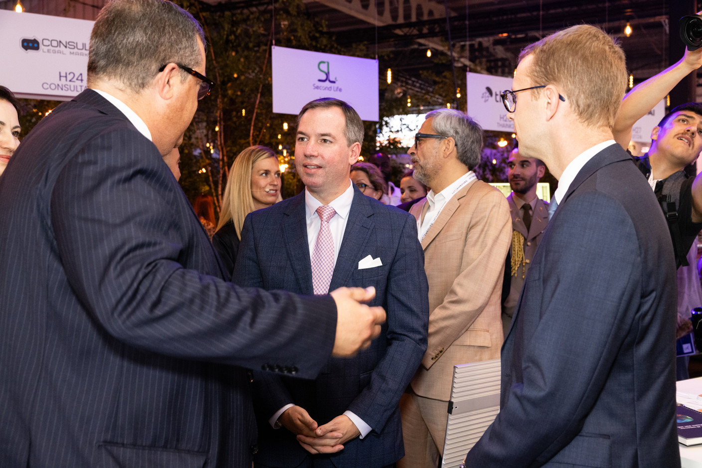 Crown Prince Guillaume opened the Nexus2050 trade fair on Wednesday 26 June. Photo: Eva Krins, Marie Russillo/Maison Moderne and Romain Gamba