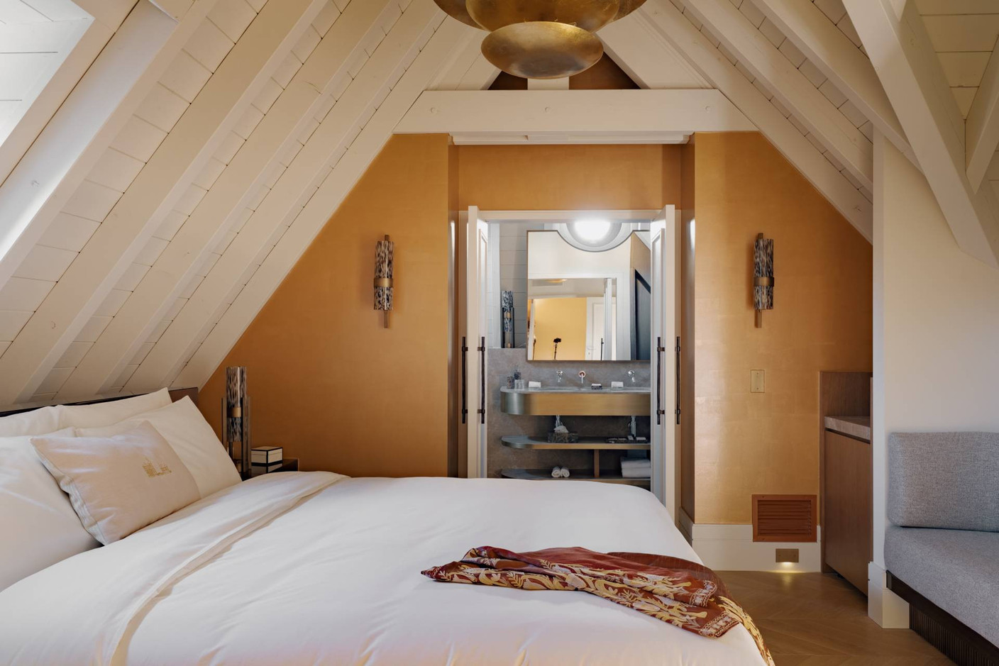 The Gëlle Fra Suite is the largest in the establishment. Photo: Amaury Laparra