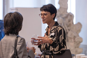 Sophie Dupin (partner, Elvinger Hoss Prussen) pictured at the law firm’s inaugural fintech conference, held at the Spuerkeess, 17 September 2024. Photo: Elvinger Hoss Prussen