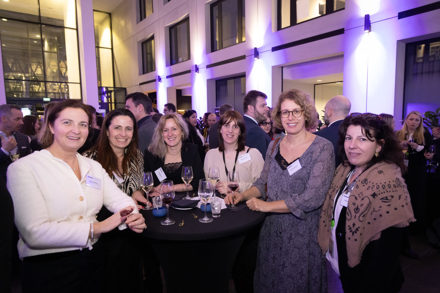 Claire Audollent (University of Luxembourg), Séverine Moca (PWC), Célia Delacour (Tralux), Sabrina Alvaro (PWC Legal), Marielle Stevenot (Unalome Legal), Stéphanie Dadoun (Qualia).  Photo: Laurent Antonelli