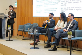 At L3A’s “Offshoring guidelines and spring cocktail” event on 13 March 2025. Photo: Olivier Minaire