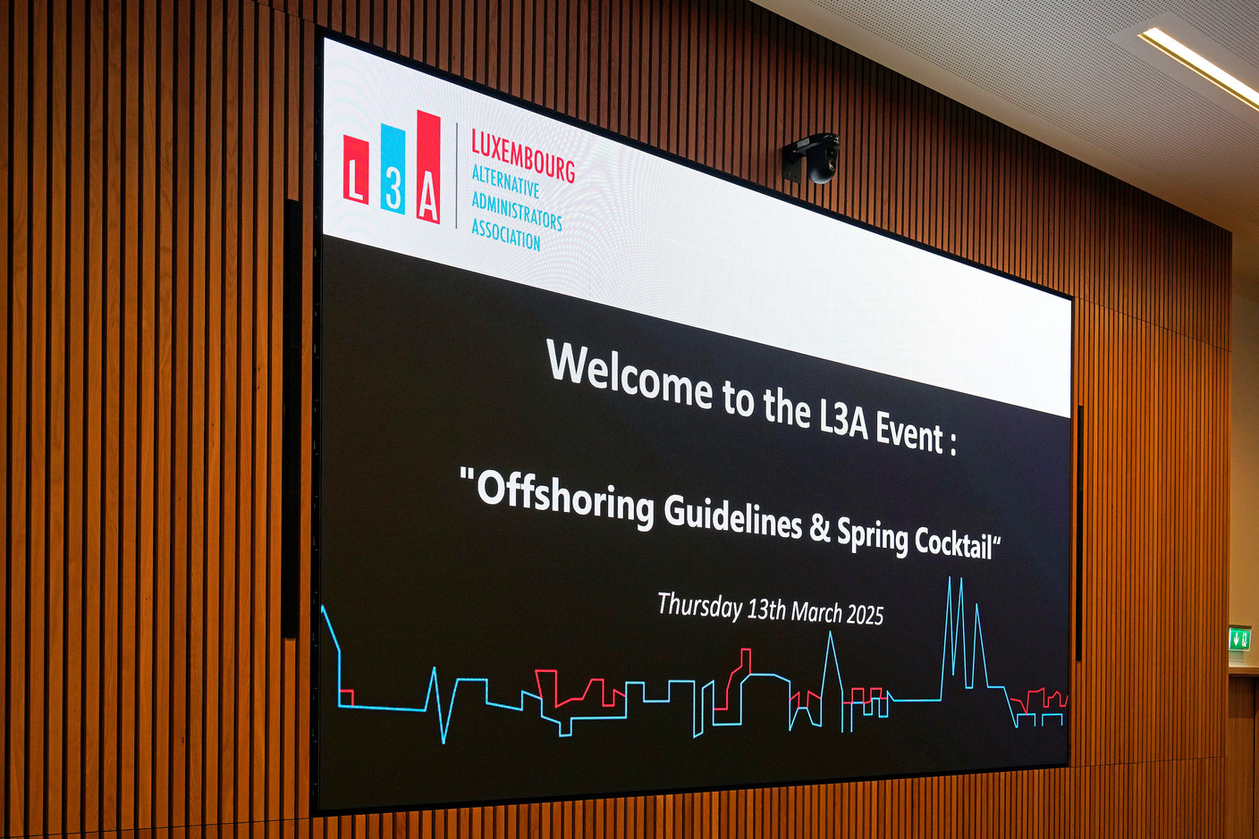 At L3A’s “Offshoring guidelines and spring cocktail” event on 13 March 2025. Photo: Olivier Minaire
