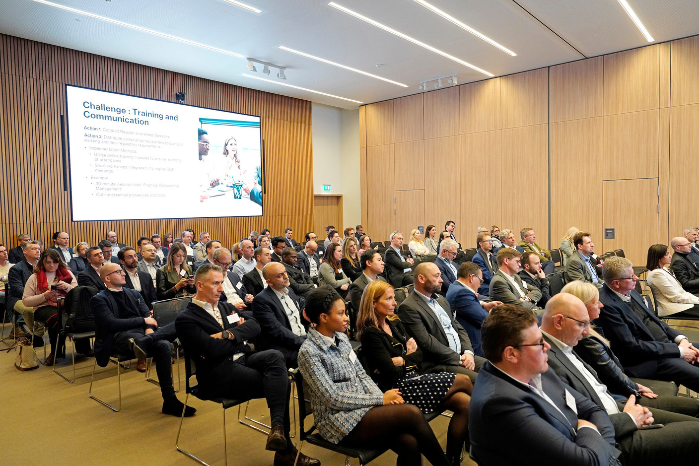 At L3A’s “Offshoring guidelines and spring cocktail” event on 13 March 2025. Photo: Olivier Minaire