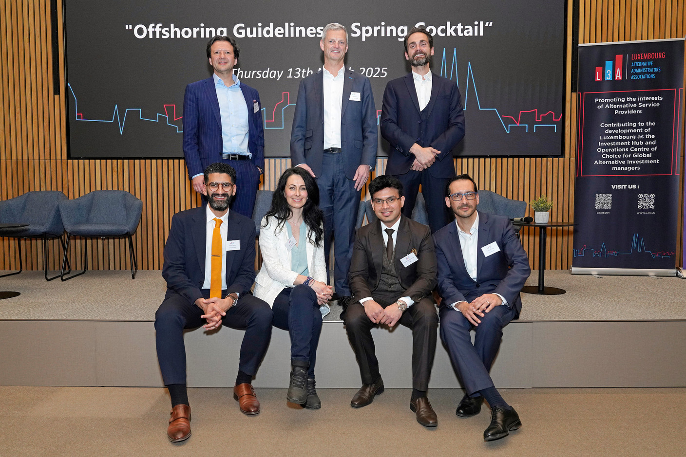 At L3A’s “Offshoring guidelines and spring cocktail” event on 13 March 2025. Photo: Olivier Minaire