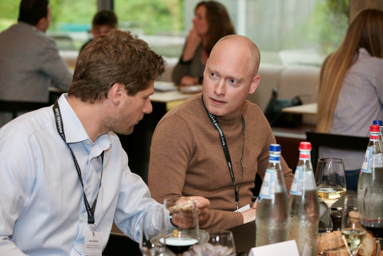 Yannick Lang (Banana Republic Office) at a carousel lunch organised by the Paperjam+Delano Business Club at the Innside by Meliá restaurant, 17 May 2024. Photo: Studion Photography