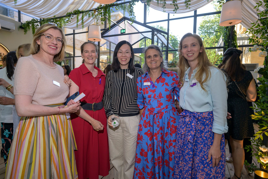 Lucienne Andring (Banque de Luxembourg), Eléonore de Potesta (Converginvest Capital Partners), Lily Wang (Expon Capital), Alix Van Ormelingen (Azimut Investments). Photo: Nader Ghavami
