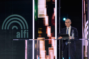 Andrea Beltramello (European Commission) talked about the Savings and Investments Union during the Alfi Global Asset Management conference in Kirchberg, 26 March 2025. Photo: Nader Ghavami
