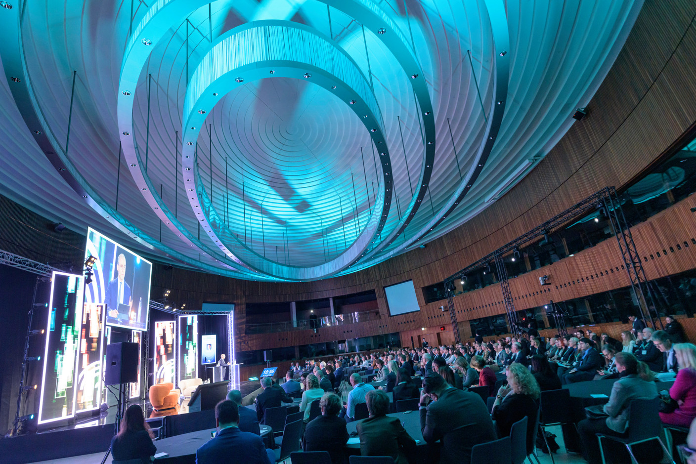 The Association of the Luxembourg Fund Industry (Alfi) held its 2025 Global Asset Management conference at the European Convention Centre in Kirchberg, 25-26 March 2025. Photo: Nader Ghavami