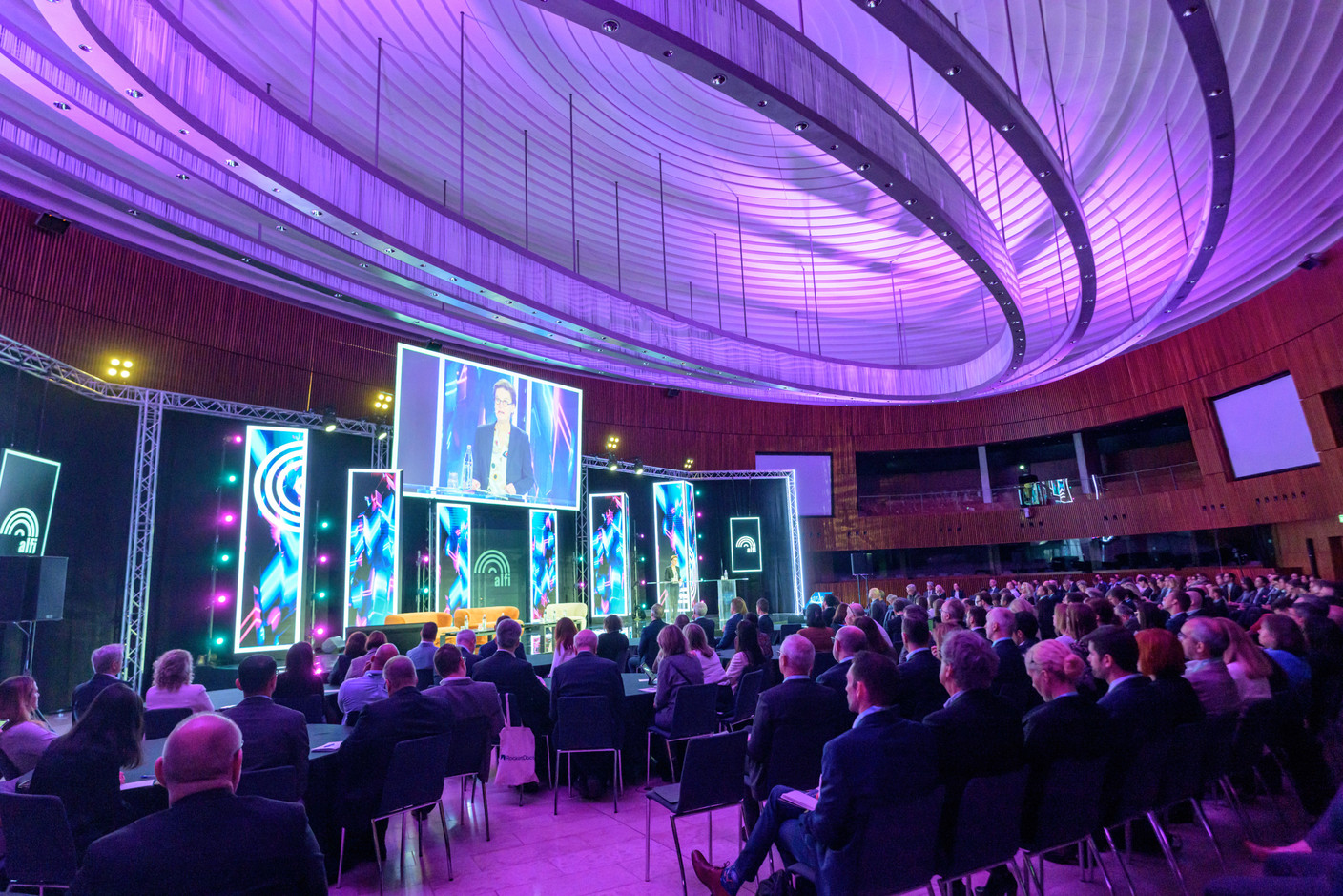 The Association of the Luxembourg Fund Industry (Alfi) held its 2025 Global Asset Management conference at the European Convention Centre in Kirchberg, 25-26 March 2025. Photo: Nader Ghavami
