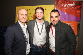 Antoine Veschi (Monster), Adrien Trudelle and Aïssa Abeid (Maison Moderne). Photo: Marie Russillo/Maison Moderne