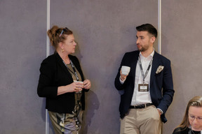 Sylvie Hansen (CGPM) and Süleyman Akpinar (Nexvia). Jan Hanrion / PAPERJAM