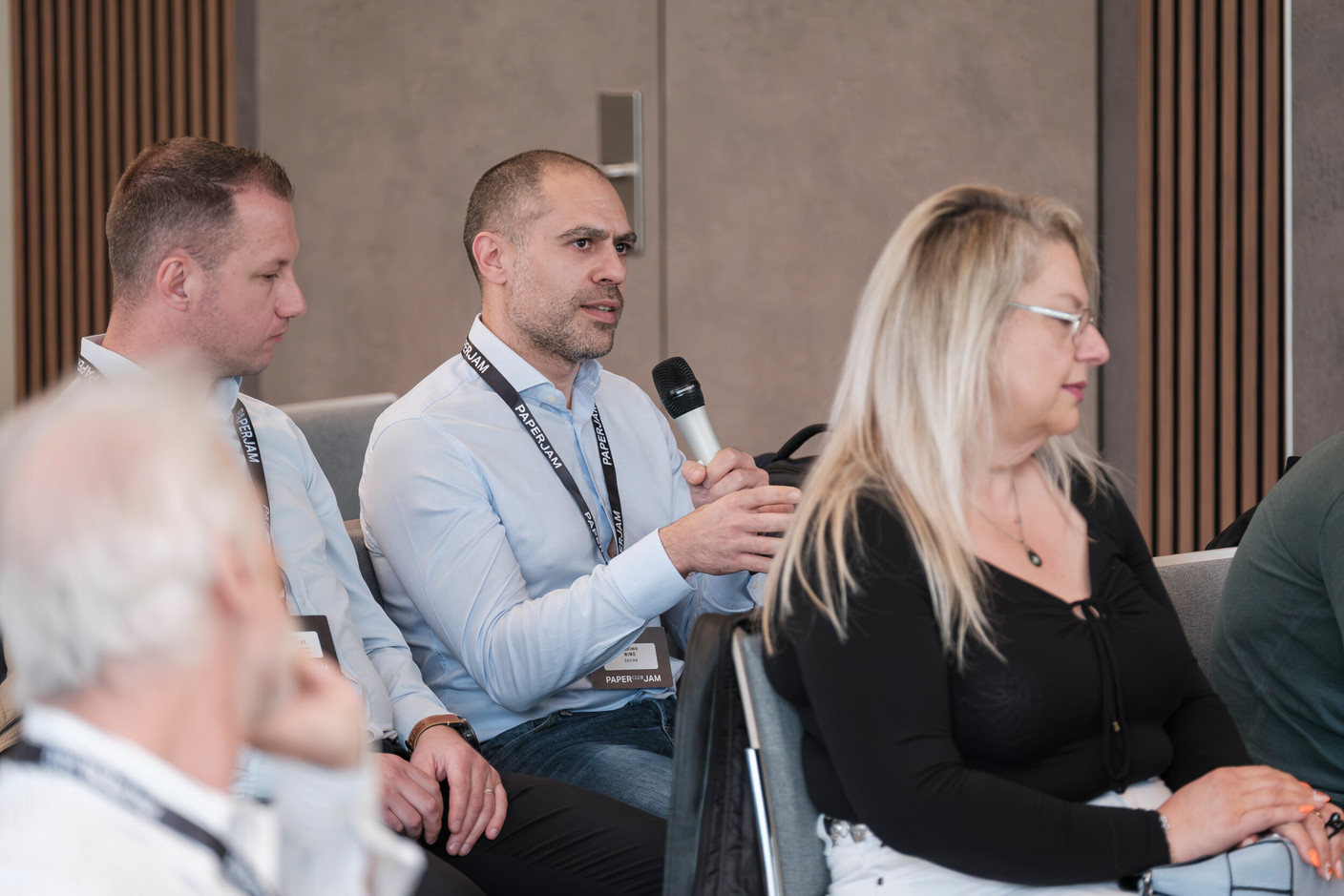 Davy Toussaint (Technopolis - Kildare Partners Luxembourg) and Maxime Nino (Daxian). Jan Hanrion / PAPERJAM