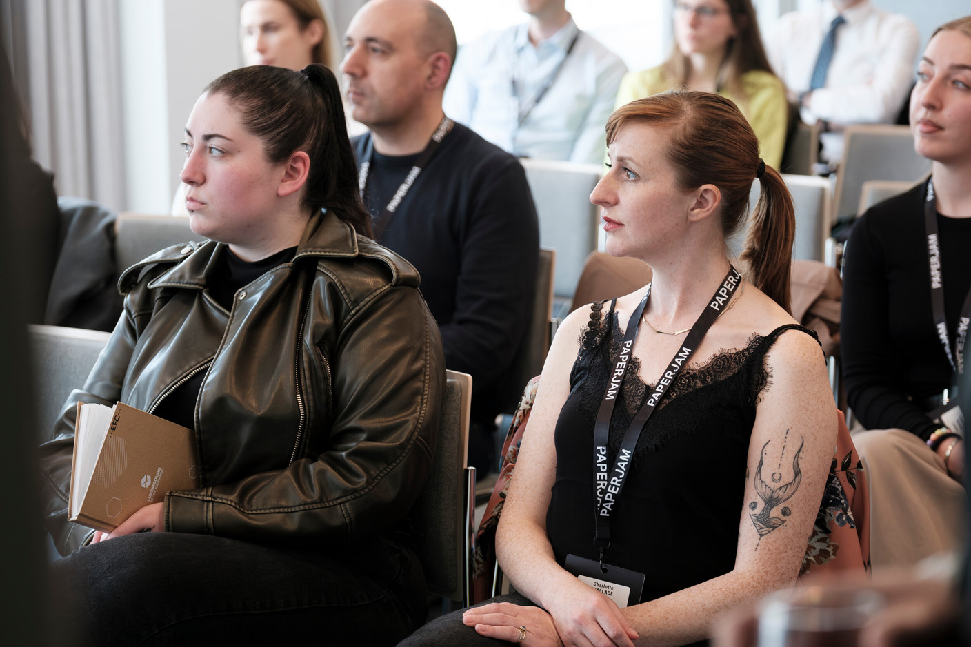 Charlotte Wallace (Anderson Wise) on the right. Jan Hanrion / PAPERJAM