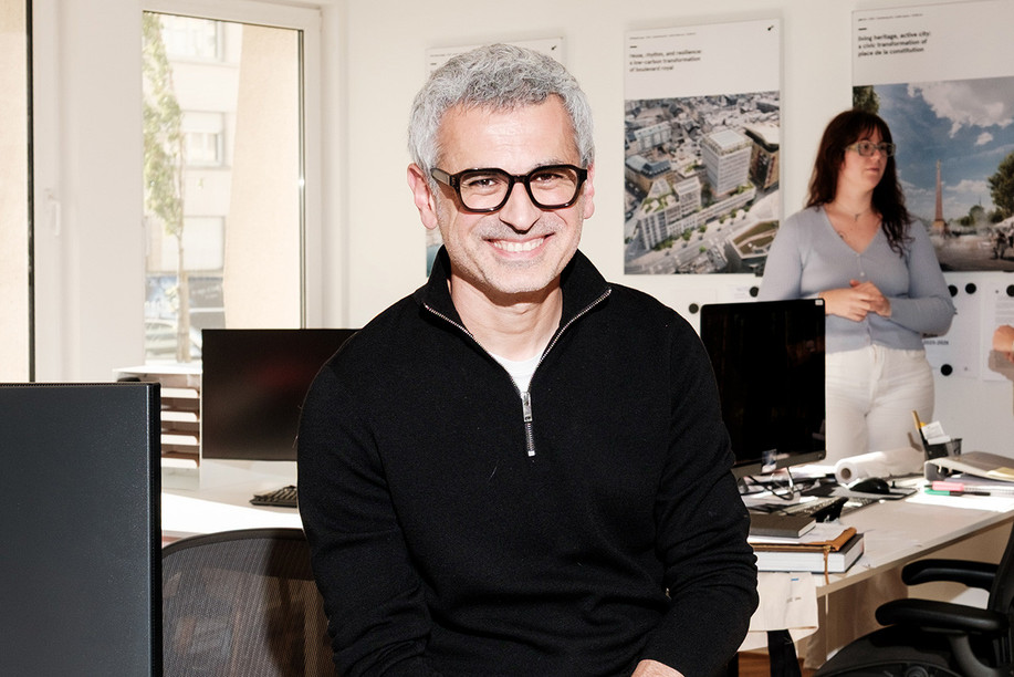 Shahram Agaajani is the co-founder and partner of Metaform Architects. (Photo: Patricia Pitsch/Paperjam)