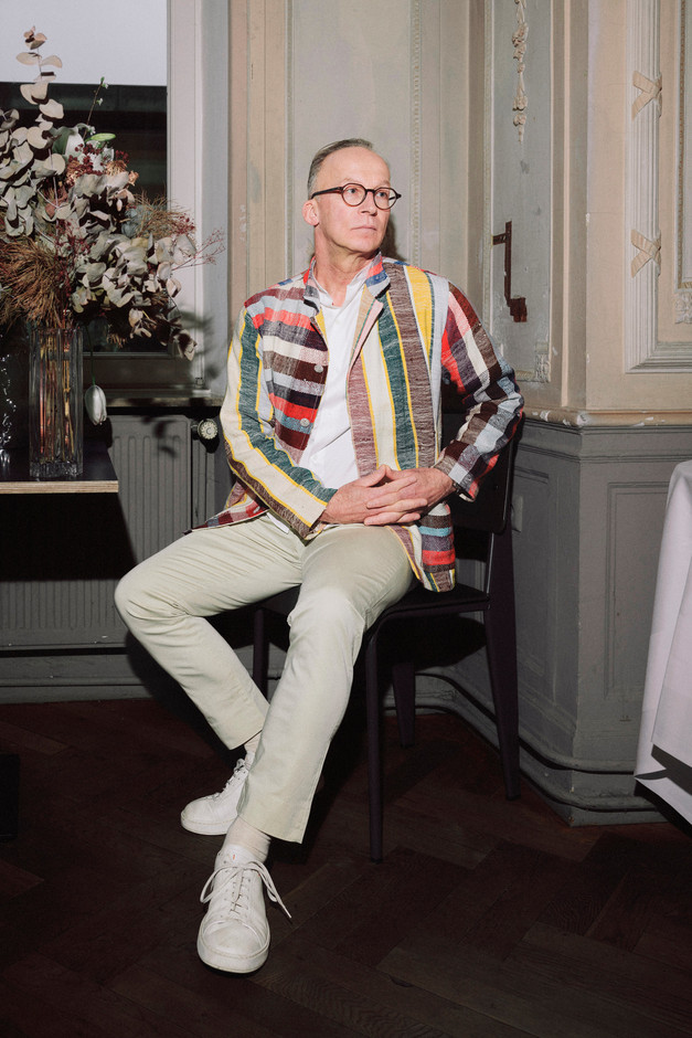 Jacket from Luxembourg boutique Devï and NN.07 trousers.. (Photo: Julian Pierrot/Paperjam)