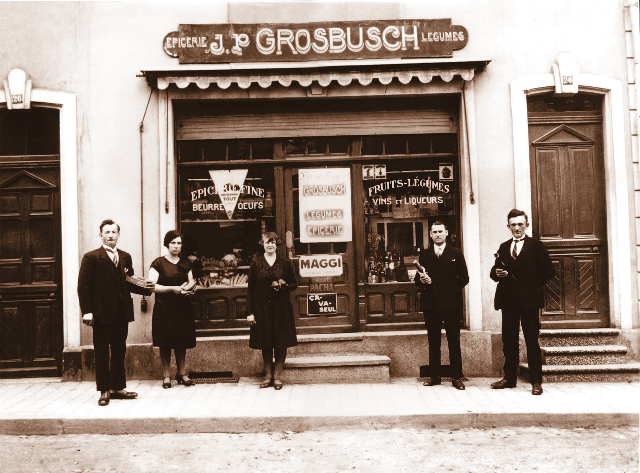 Before becoming a Luxembourg wholesaler, Grosbusch was a fruit and vegetable shop in Differdange Photo: Grosbusch