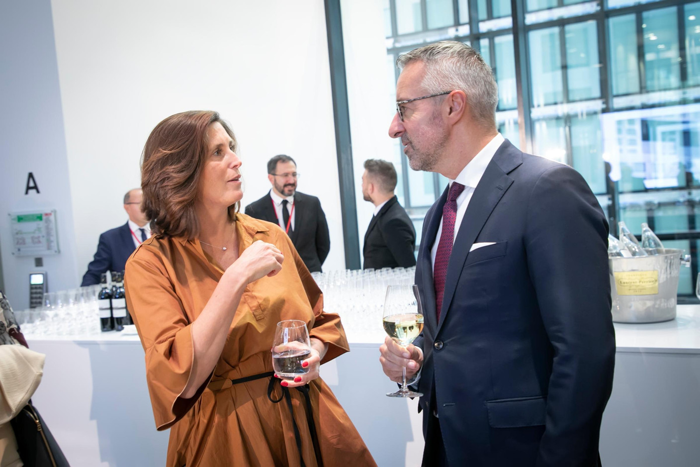Sophie Mitchell (Deloitte), Kris Verhellen (Extensa Group) (Photo: Blitz Agency 2019)