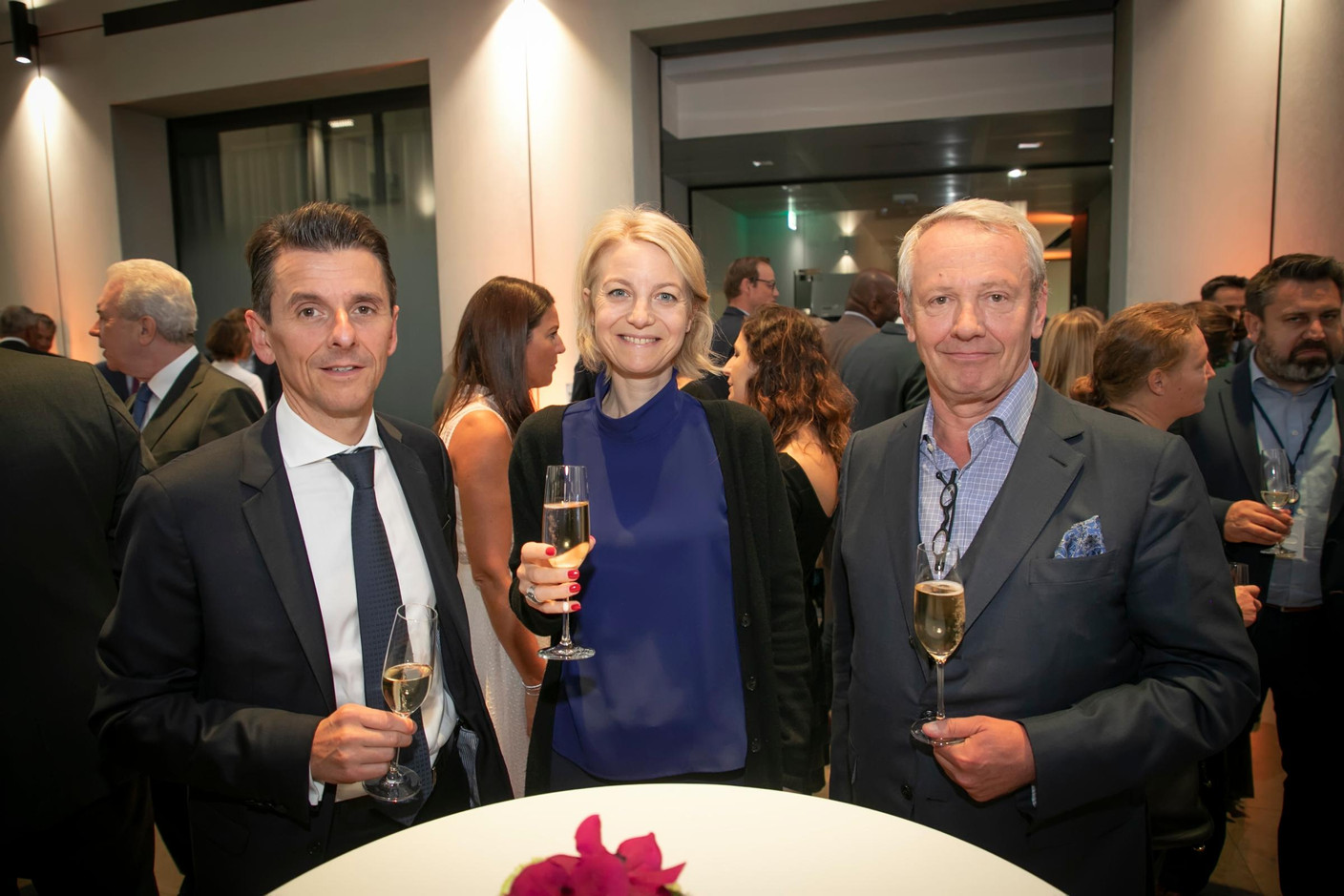 Stéphane Hurtaud (Deloitte), Christiane Chadoeuf (Deloitte) et Eric van de Kerkhove (VDK Consult) (Photo: Blitz Agency 2019)