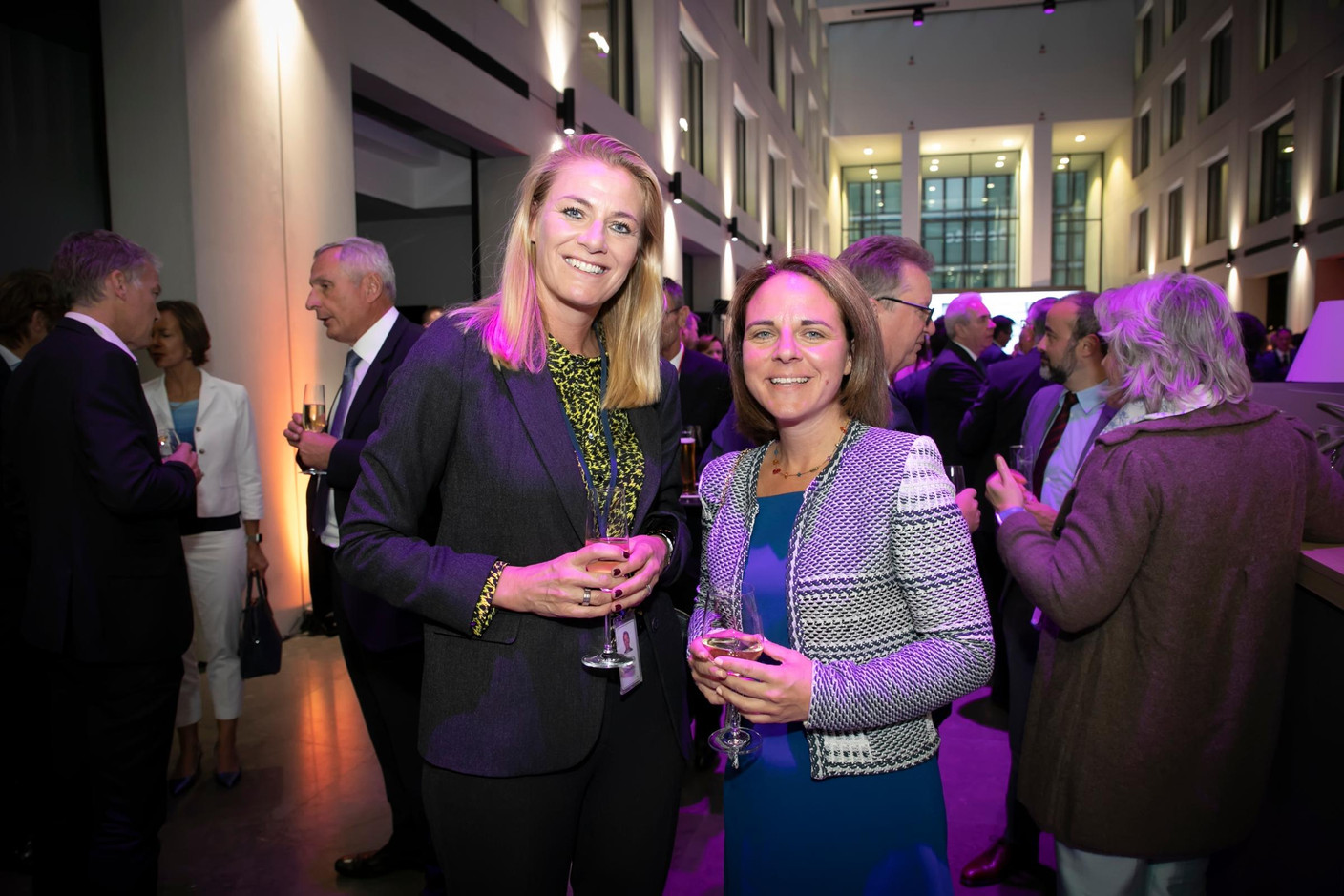 Petra Hazenberg (Deloitte) et Corinne Cahen (Ministre de la Famille et de l'Intégration) (Photo: Blitz Agency 2019)