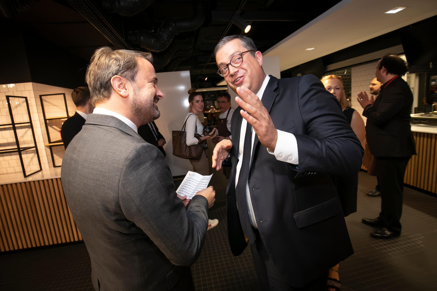 Xavier Bettel (Premier ministre) et John Psaila (Deloitte) (Photo: Blitz Agency 2019)