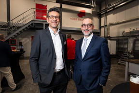 Pierre Wolff ( Cofondateur d’Agilis Engineering ) et Guy Wollwert (SNCI) (Photo: Nader Ghavami)