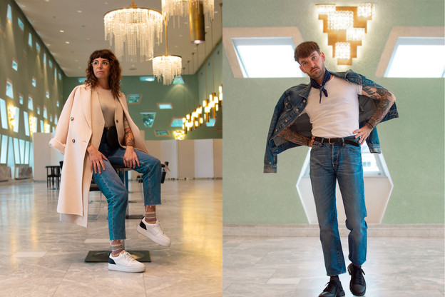 Maddalena Oliva et Pit Romersa nous proposent un style denim. (Photo: Maison Moderne)