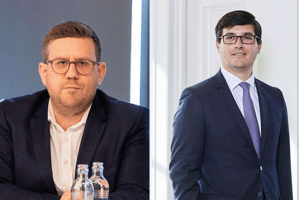 Is it a good idea to link wage indexation to income? Answers with Vincent Hein, director of the Idea Foundation, and William Telkes, chief economist at Spuerkeess. (Photo: Romain Gamba/101 Studios; montage: Paperjam)