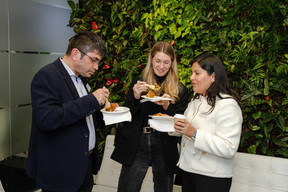 Participants during the networking session at the the India-Luxembourg cross-border financing event, 24 January 2024. Photo: Marcela Hernoux / IBCL