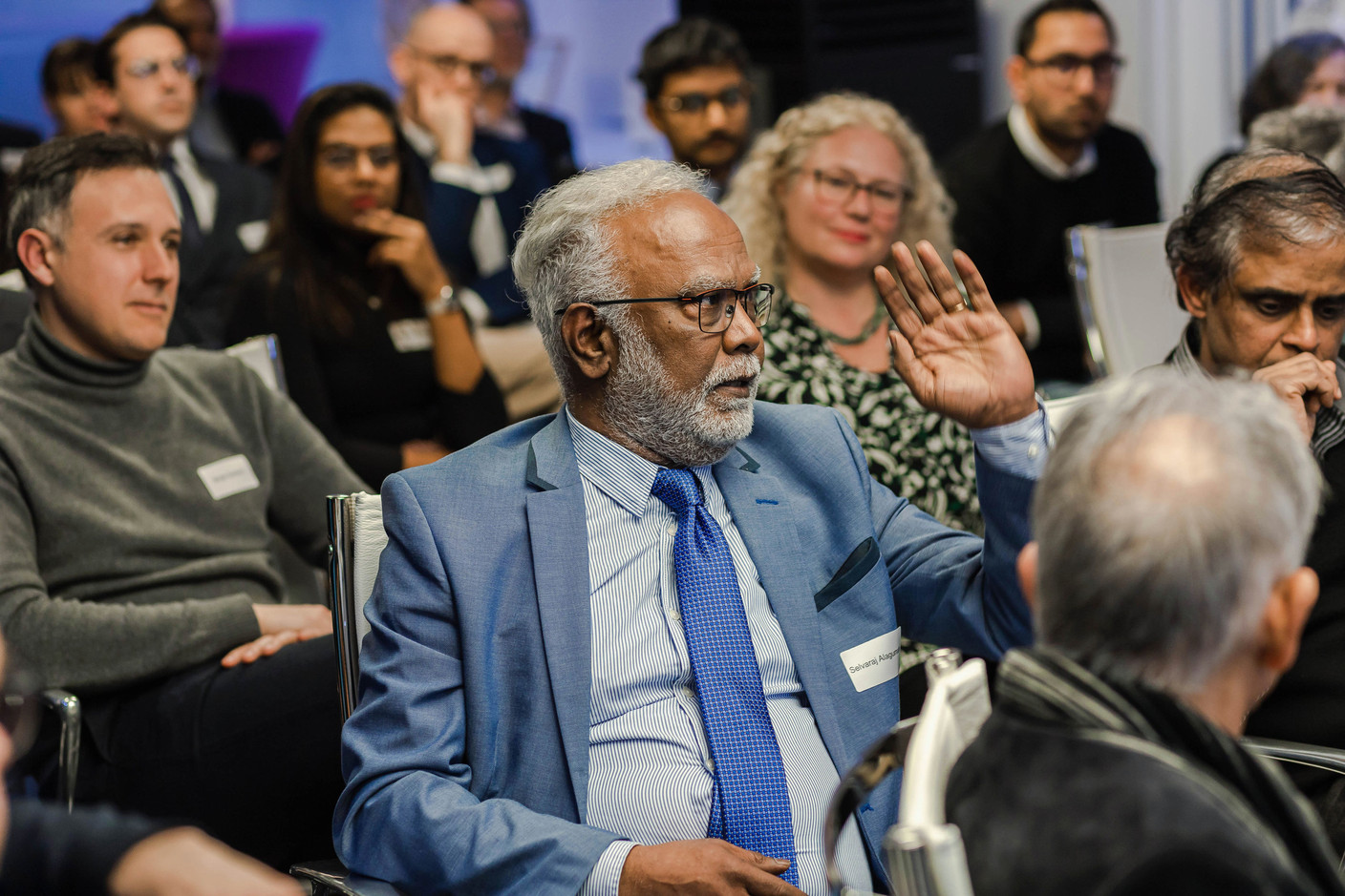 Selvaraj Alagumalai, founder, Fouress Systems, during the India-Luxembourg cross-border financing discussion, held on 24 January 2024  Photo: Marcela Hernoux / IBCL