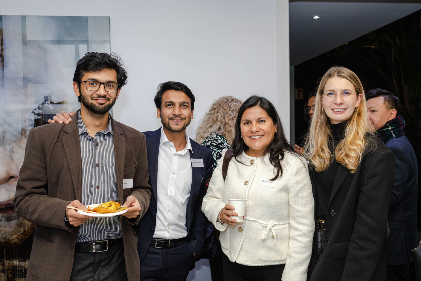 Participants during the networking session at the the India-Luxembourg cross-border financing event, 24 January 2024. Photo: Marcela Hernoux / IBCL