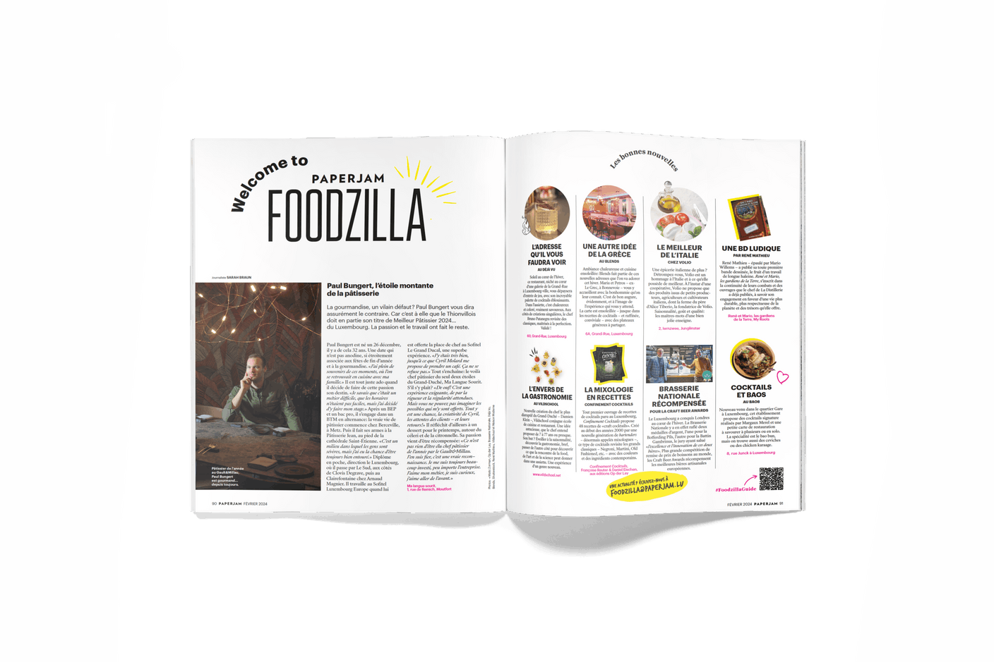 Foodzilla: portrait de Paul Bungert et les bonnes nouvelles de ce début d’année. (Photo: Maison Moderne)
