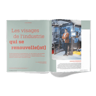 Portfolio on the faces of industry. Photo: Edouard Olszewski