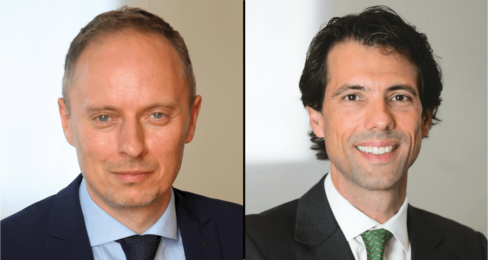 John William Olsen, gérant du M&G Positive Impact Fund & Alex Araujo, gérant du M&G Global Listed Infrastructure Fund.  (M&G Investments)
