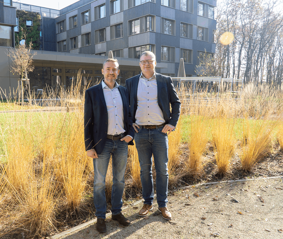 Jean-Luc Weidert et Thierry Schaack, administrateur et cadre dirigeant chez Schroeder & Associés S.A. (Photo: Schroeder & Associés)