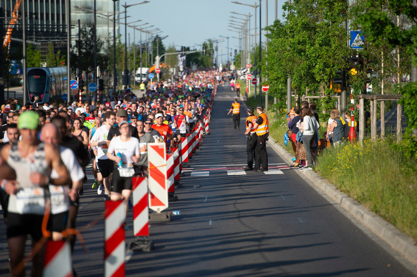 A total of 12,000 runners took part in the event according to ING’s website with an estimated 100,000 spectators cheering on the participants.  Anthony Dehez