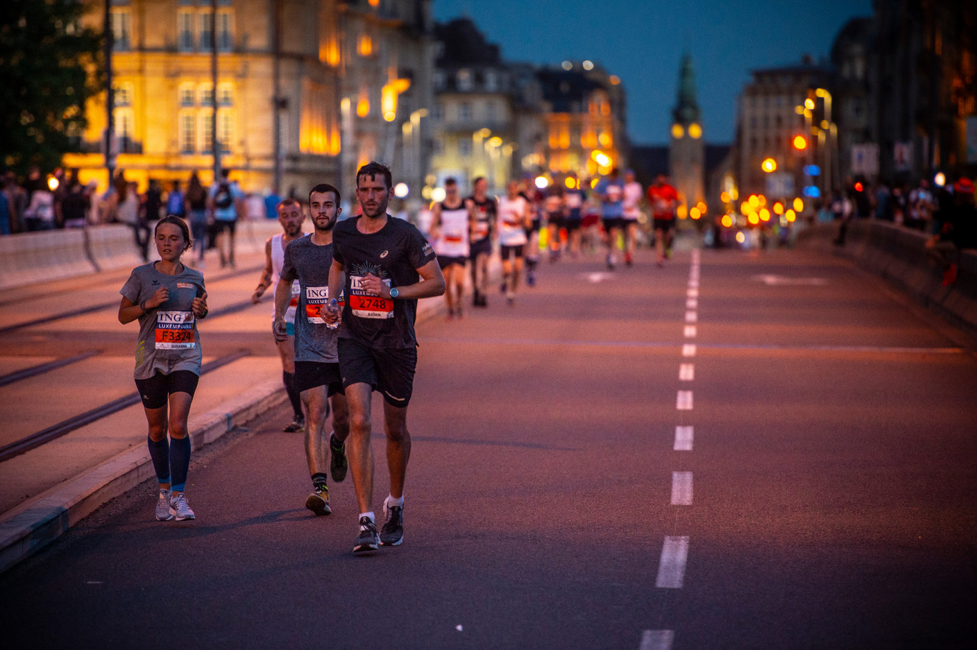 A total of 12,000 runners took part in the event according to ING’s website with an estimated 100,000 spectators cheering on the participants.  Anthony Dehez