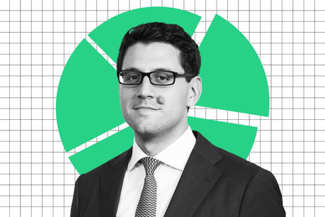 Andrea Carzana, gérant Actions européennes chez Columbia Threadneedle Investments. (Illustration: Charlene Pouthier/Maison Moderne)