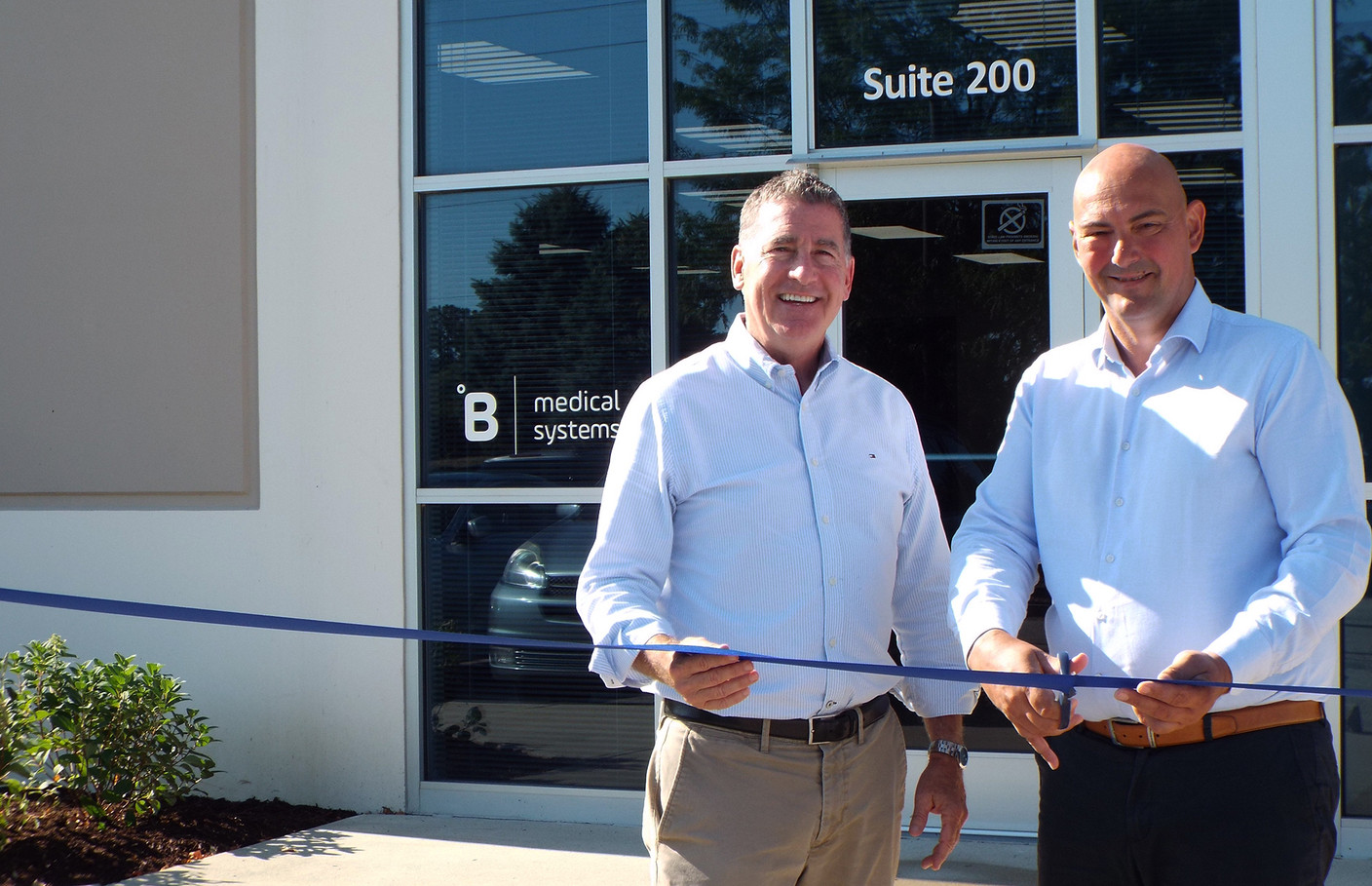 Inauguration du nouvel entrepôt de stockage de B Medical Systems aux États-Unis. Photo :  @BMedicalSystems