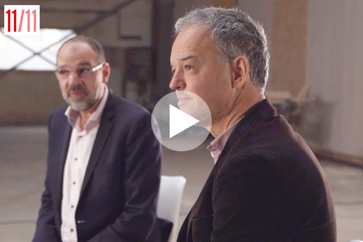 Comment envisager le futur, innover, se développer, tout en favorisant la transition énergétique ? Rencontre avec Michel Reckinger, Directeur Général, et David Sibaud, Directeur du Développement chez Reckinger Alfred S.A.  (vidéo: Thibault Kremer/Maison Moderne) 