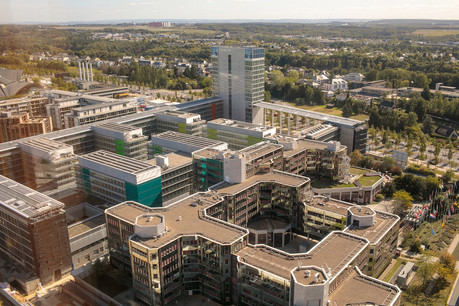 Le Luxembourg tient à la présence des institutions européennes – ici, le Parlement européen et la Cour des comptes – sur son sol mais doit affronter des vents contraires. (Photo : Matic Zorman / archives Maison Moderne)