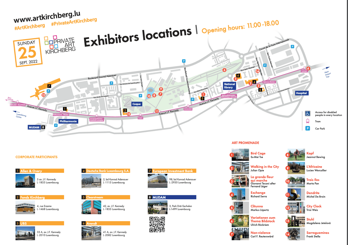 Access map for the open-day PAK