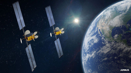 Même sous le coup du chapitre 11 aux États-Unis, Intelsat a été autorisé à acquérir deux OneSat nouvelle génération d’Airbus pilotée par logiciel. (Photo: Airbus)