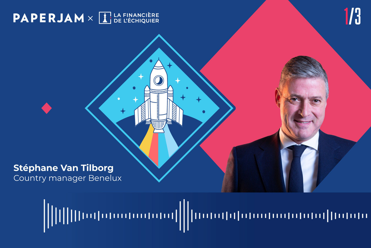 Stéphane Van Tilborg, Country manager Benelux à La Financière De l’Echiquier. Illustration et photo : Maison moderne